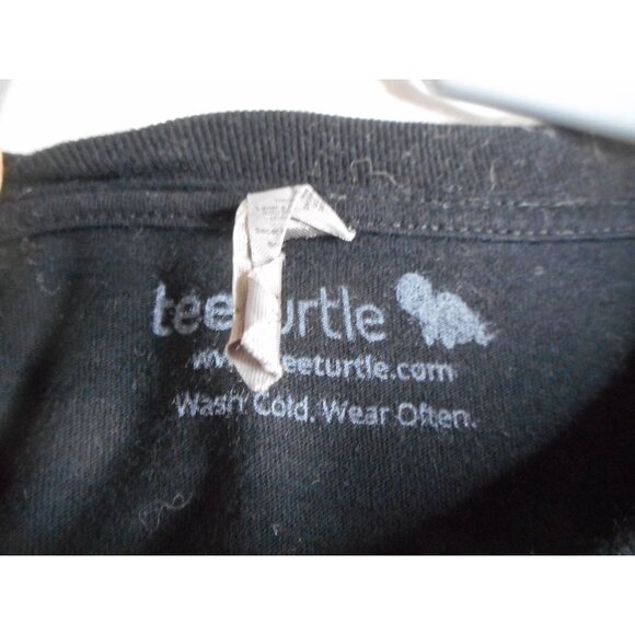 Black Pizza Sunglasses Stay Cheesy Tee T-Shirt Short Sleeve cotton Sz M Unisex - Picture 4 of 5